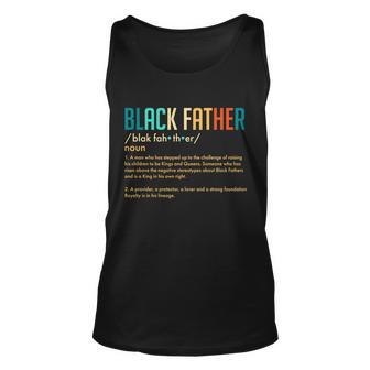 Definition Of A Black Father Tshirt Unisex Tank Top - Monsterry UK