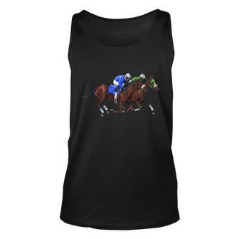 Derby Horse Racing V2 Unisex Tank Top - Monsterry UK