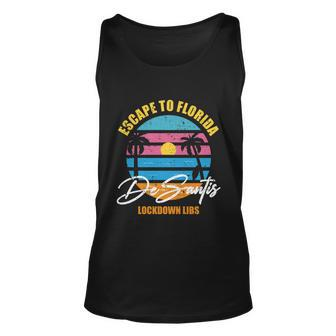 Desantis Escape To Florida Great Gift V3 Unisex Tank Top - Monsterry