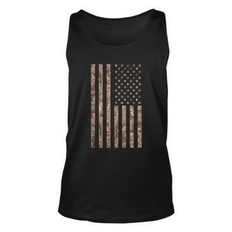 Desert Camo American Flag Military Tactical Camouflage Usa Funny Gift Unisex Tank Top - Monsterry UK