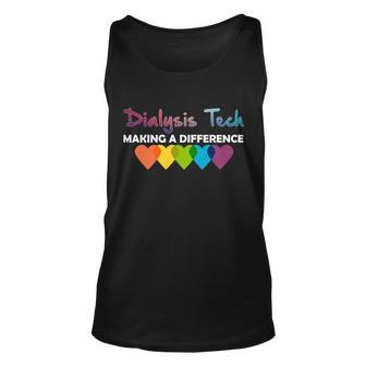 Dialysis Tech Making A Difference Unisex Tank Top - Monsterry DE