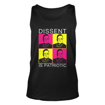 Dissent Is Patriotic Reproductive Rights Feminist Rights Unisex Tank Top - Monsterry AU