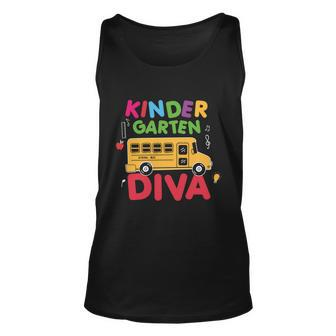 Diva Girls First Day Of Pre Kindergarten Graphic Unisex Tank Top - Monsterry