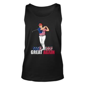 Donald Trump Funny Golf Gift Unisex Tank Top - Monsterry CA