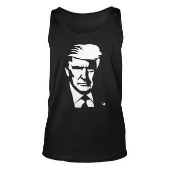 Donald Trump Silhouette Tshirt Unisex Tank Top - Monsterry DE