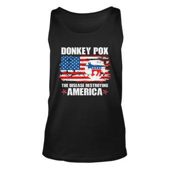 Donkey Pox The Disease Destroying America V2 Unisex Tank Top - Monsterry CA