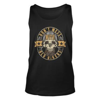 Dont Mess With Old Bikers Unisex Tank Top - Monsterry