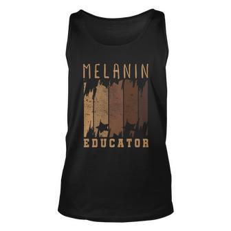 Dope Melanin Teacher Black Teachers Dope Black Educators Gift Unisex Tank Top - Monsterry AU