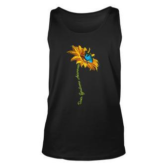 Down Syndrome Awareness Butterfly Sunflower Tshirt Unisex Tank Top - Monsterry UK