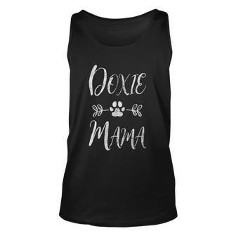 Doxie Mama Cool Gift Dachshund Weiner Owner Funny Dog Mom Gift Unisex Tank Top - Monsterry DE