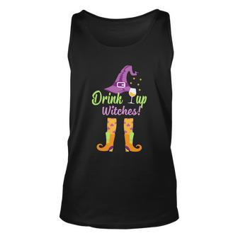 Drink Uo Witches Halloween Quote Unisex Tank Top - Monsterry