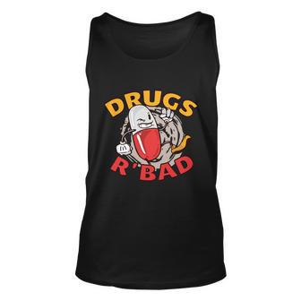 Drugs R Bad Unisex Tank Top - Monsterry