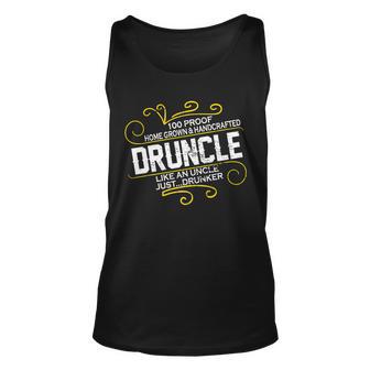 Druncle Like A Uncle Just Drunker Tshirt Unisex Tank Top - Monsterry CA