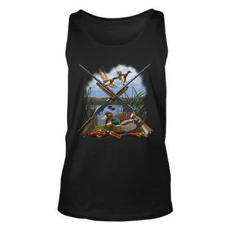 Duck Hunting Layout Tshirt Unisex Tank Top - Monsterry