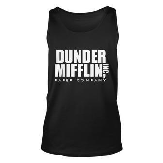 Dunder Mifflin Inc Paper Company V2 Unisex Tank Top - Monsterry DE