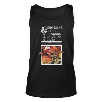 Dungeons & Diners & Dragons & Drive-Ins & Dives Unisex Tank Top - Monsterry AU