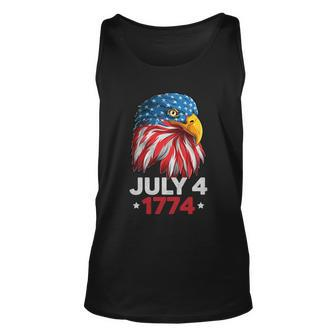 Eagle 4Th Of July Usa American Flag American Patriotic Eagle Gift Unisex Tank Top - Monsterry
