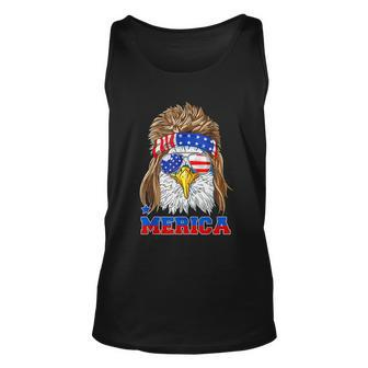 Eagle Mullet Merica Shirt Men 4Th Of July American Flag Usa Unisex Tank Top - Monsterry