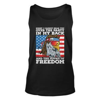 Eagle Mullet Party In The Back Sound Of Freedom 4Th Of July Gift Unisex Tank Top - Monsterry AU