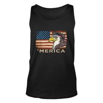 Eagle Mullet Usa American Flag Merica 4Th Of July Gift Unisex Tank Top - Monsterry DE