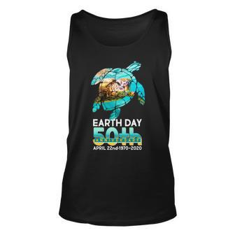 Earth Day 50Th Anniversary Turtle Tshirt Unisex Tank Top - Monsterry AU