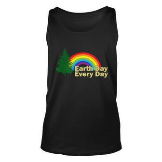 Earth Day Every Day Rainbow Unisex Tank Top - Monsterry UK