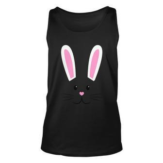 Easter Bunny Big Face Rabbit Tshirt Unisex Tank Top - Monsterry