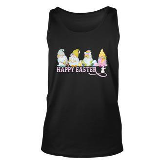 Easter Bunny Spring Gnome Easter Egg Hunting And Basket Unisex Tank Top - Monsterry UK