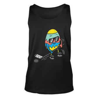 Easter Egg Playing Ice Hockey Cute Sports Men Boys Kid Unisex Tank Top - Monsterry CA