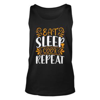 Eat Sleep Cook Repeat V2 Unisex Tank Top - Monsterry UK