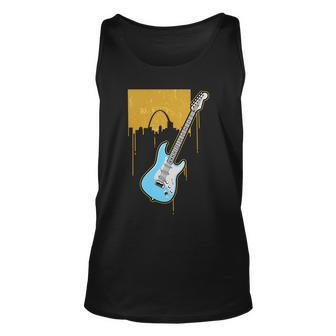 Electric Guitar Musical Instrument Unisex Tank Top - Monsterry CA