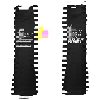 Engineer Kids Children Toy Big Building Blocks Build Builder Tank Top | Mazezy