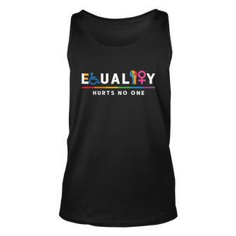 Equality Hurts No One Equal Rights Lgbt Gift Unisex Tank Top - Monsterry