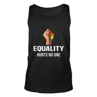 Equality Hurts No One Lgbt Human Rights Gift Unisex Tank Top - Monsterry DE