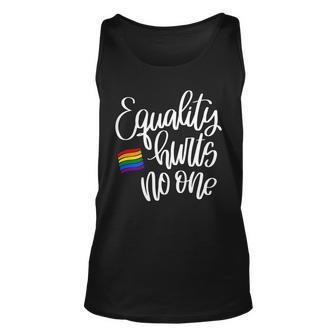 Equality Hurts No One Pride Unisex Tank Top - Monsterry DE