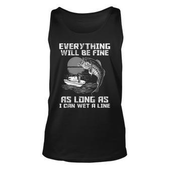 Everything Will Be Fine - Fishing Unisex Tank Top - Seseable