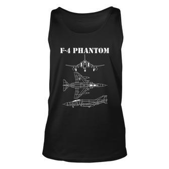 F4 Phantom Fighter Jet Airplane Pilot Military Aircraft F4 Premium Tshirt Unisex Tank Top - Monsterry UK