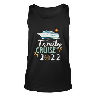 Family Cruise 2022 Cruise Boat Trip Family Matching 2022 Gift Unisex Tank Top - Thegiftio