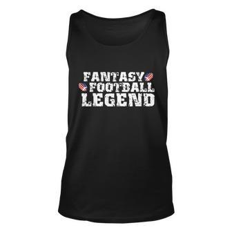 Fantasy Football Legend Tshirt Unisex Tank Top - Monsterry CA
