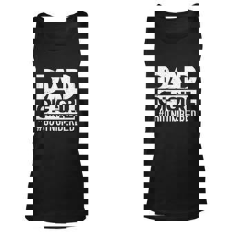 Fathers Day Gift For Dad Daughters Dad Of Girls Outnumbered Funny Gift Unisex Tank Top - Thegiftio