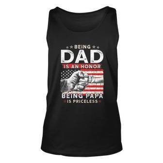 Fathers Day Shirt For Dad An Honor Being Papa Is Priceless Unisex Tank Top - Monsterry UK