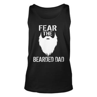 Fear The Bearded Dad Tshirt Unisex Tank Top - Monsterry
