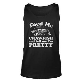 Feed Me Crawfish And Tell Me Im Pretty Boil Mardi Gras Tank Top | Mazezy