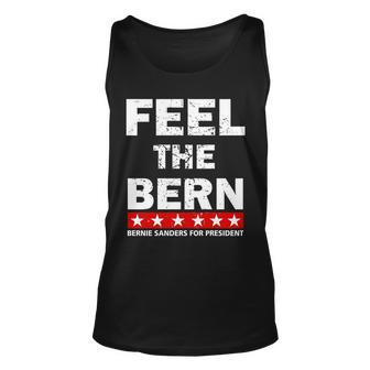 Feel The Bern Bernie Sanders Tshirt Unisex Tank Top - Monsterry CA