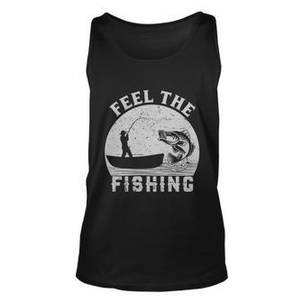 Feel The Fishing Unisex Tank Top - Monsterry