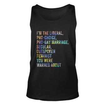 Feminist Empowerment Womens Rights Social Justice March Unisex Tank Top - Monsterry