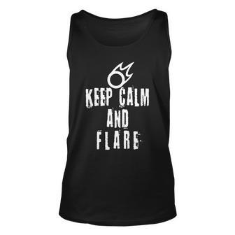 Ff14 Black Mage Keep Calm And Flare Unisex Tank Top - Monsterry DE