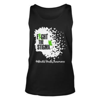 Fight The Stigma Butterflies Mental Health Unisex Tank Top - Monsterry AU