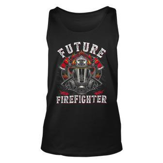 Firefighter Future Firefighter Thin Red Line Firefighting Unisex Tank Top - Seseable