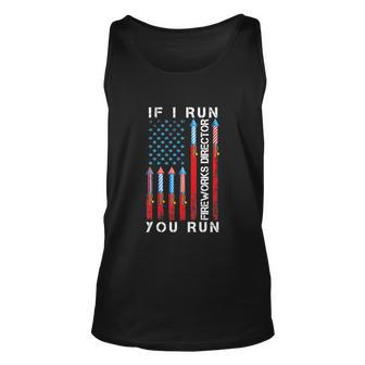 Firework Director America Flag Happy Day Freedom Unisex Tank Top - Monsterry